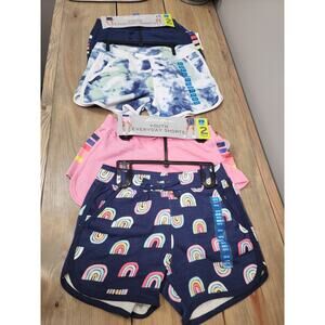 Eddie Bauer Kids Girls Youth Everyday Shorts 4 Pair Size L 10/12
